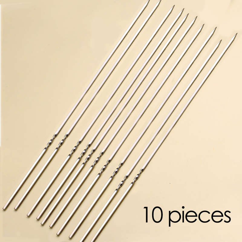 Reusable Stainless Steel BBQ Skewers