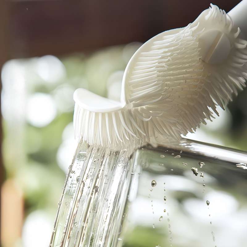 360-Degree Foldable Silicone Cup Brush with Long Handle