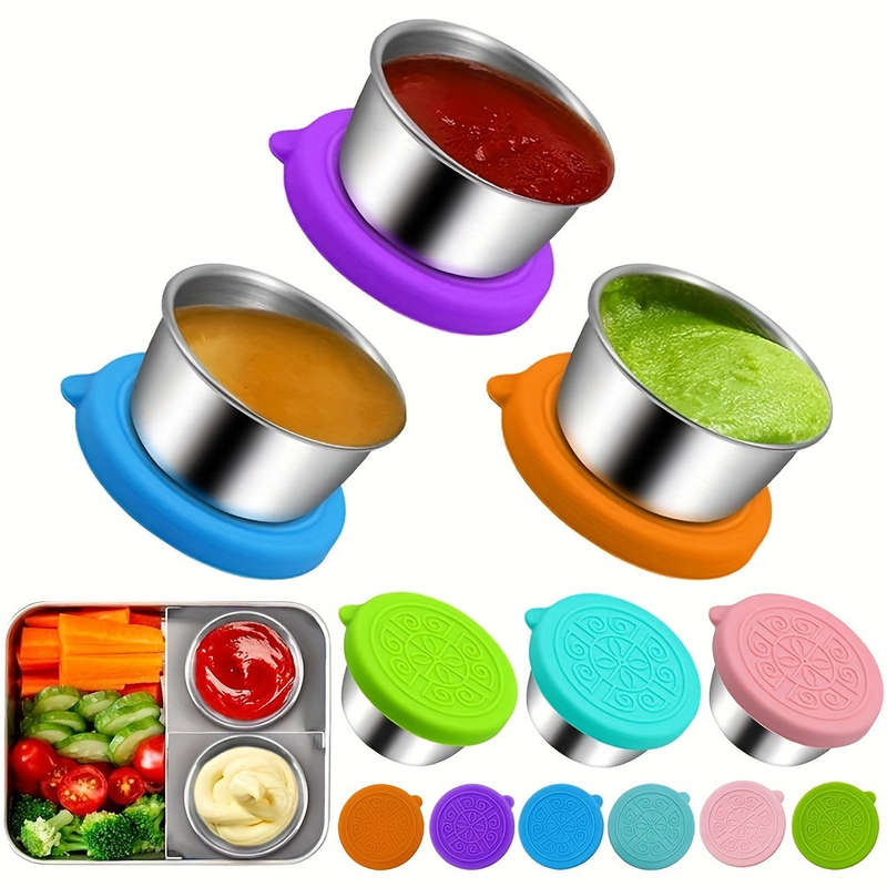 Leakproof Stainless Steel Sauce Cups