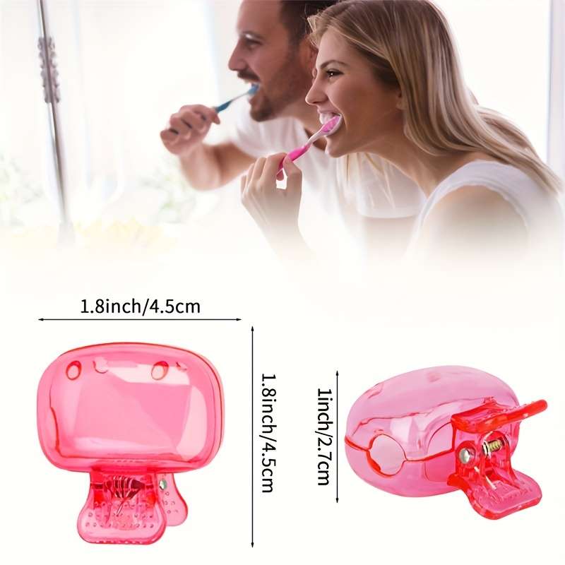 Transparent Toothbrush Travel Case Set