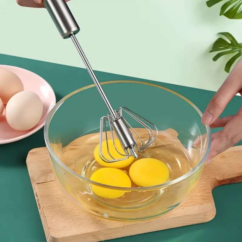Stainless Steel Manual Hand-Held Mixer For Cream