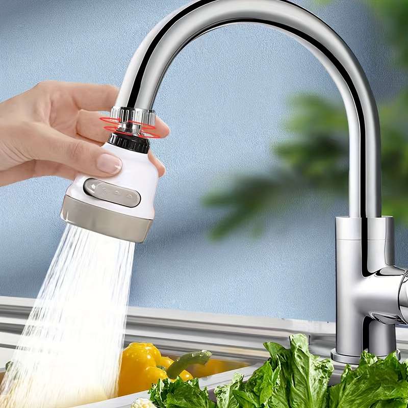 360-Degree Rotatable Kitchen Faucet Aerator