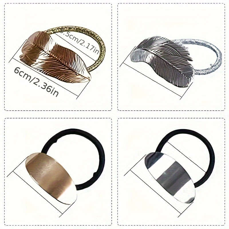 Bohemian Style Alloy Hair Tie Set