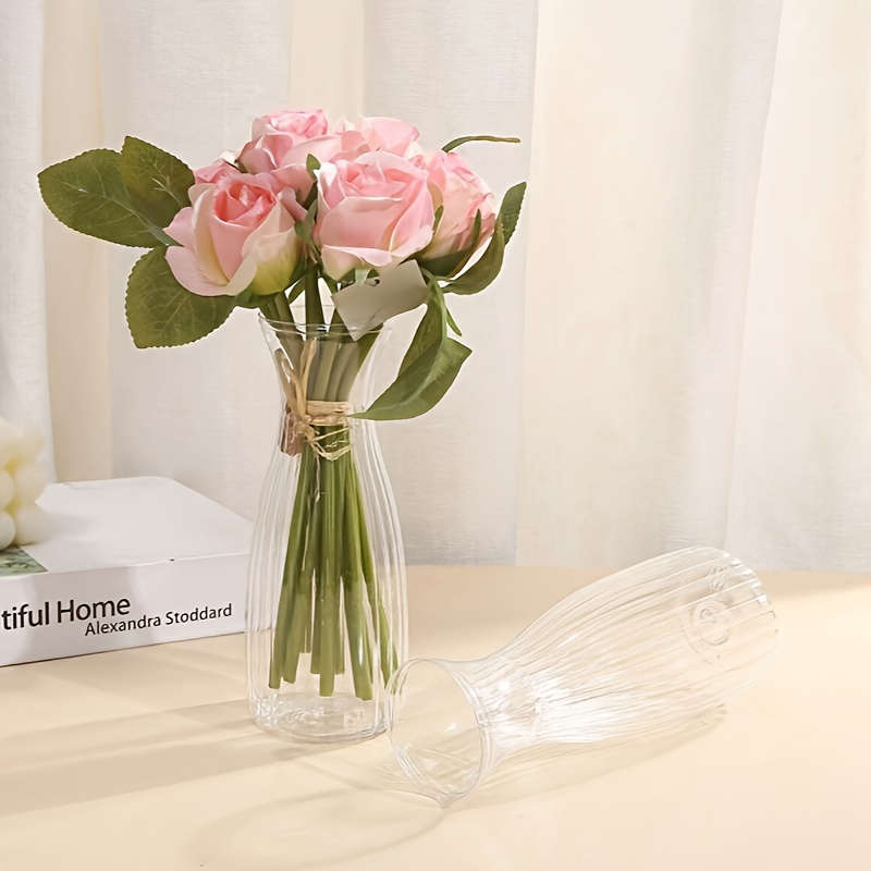 Modern Transparent Plastic Flower Vase