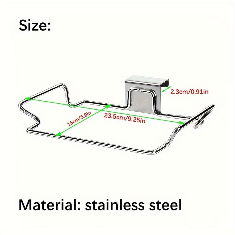 1pc Stainless Steel Bag Holder Organizer
