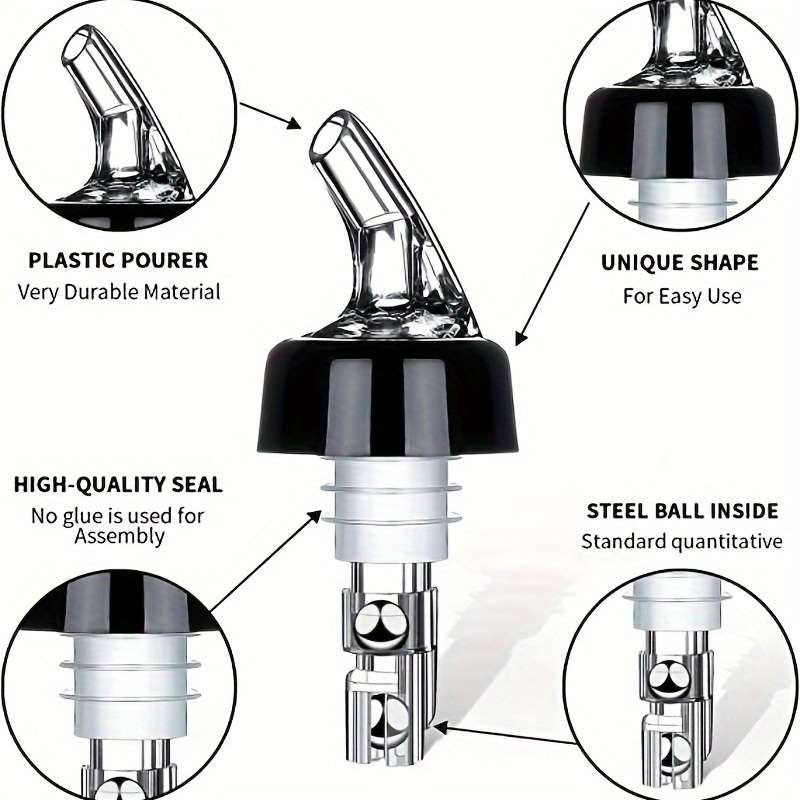 4pcs  Automatic Measured Bottle Pourers