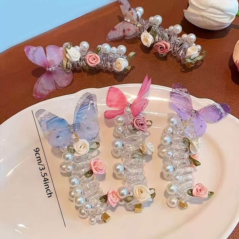 Chic Butterfly Spiral Hair Tie