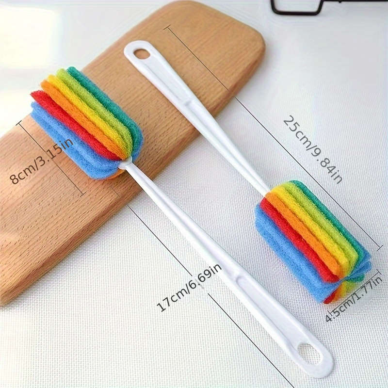 1pc Rainbow Dish Brush
