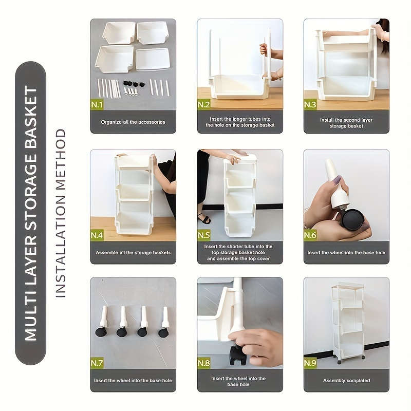 Space Saving 5 Tier Storage Organizer