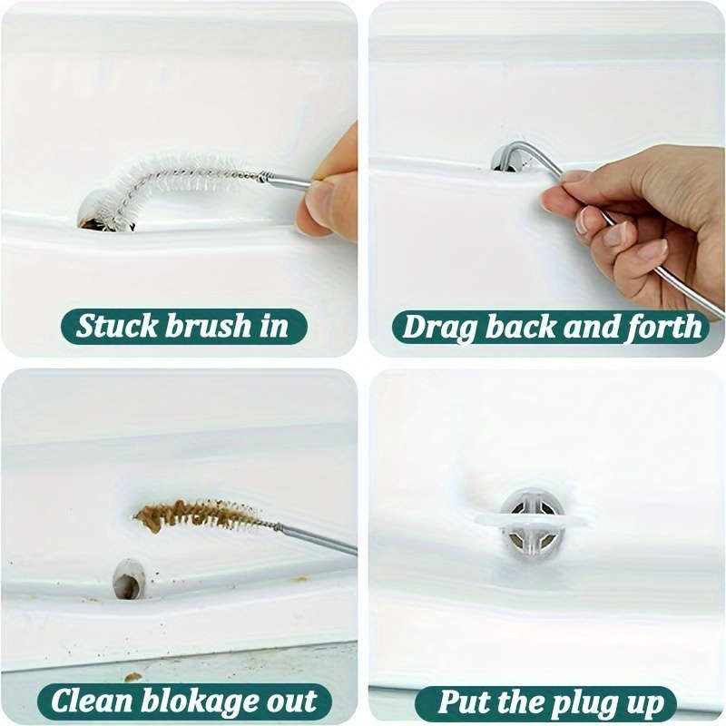 5pcs Set Refrigerator Drain Hole Clog Remover Tools