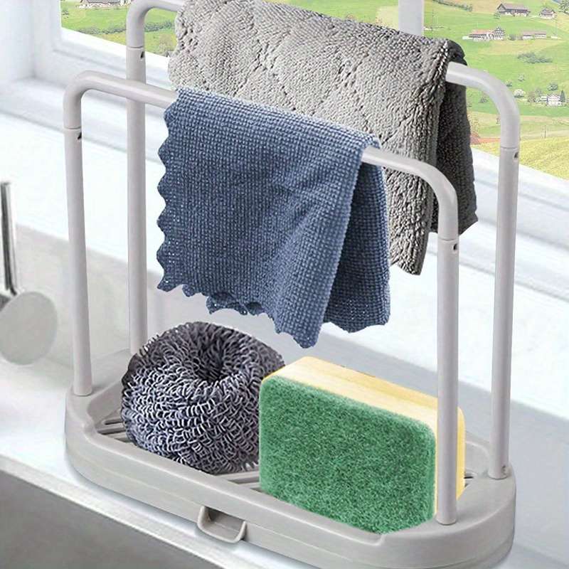 Grey Kitchen Sink Organizer