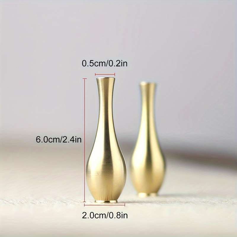 Elegant Mini Copper Vase for Flowers