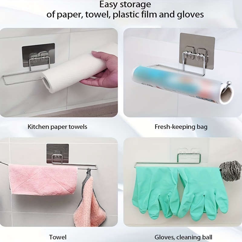 Stainless Steel Hook Rack For Bathroom And Kitchen Towels