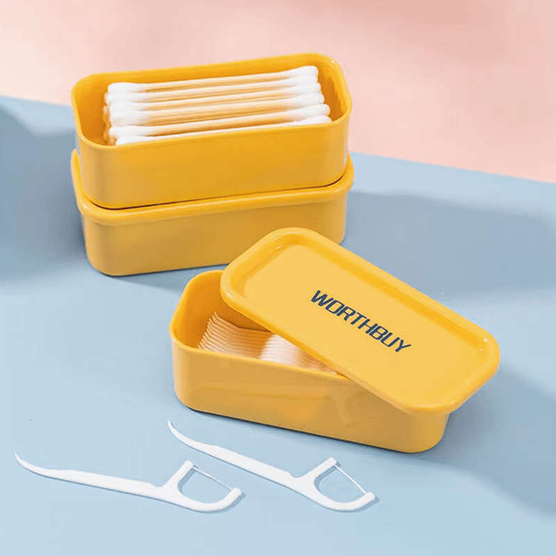 1pc Classic Style Rectangular Plastic Jewelry Box