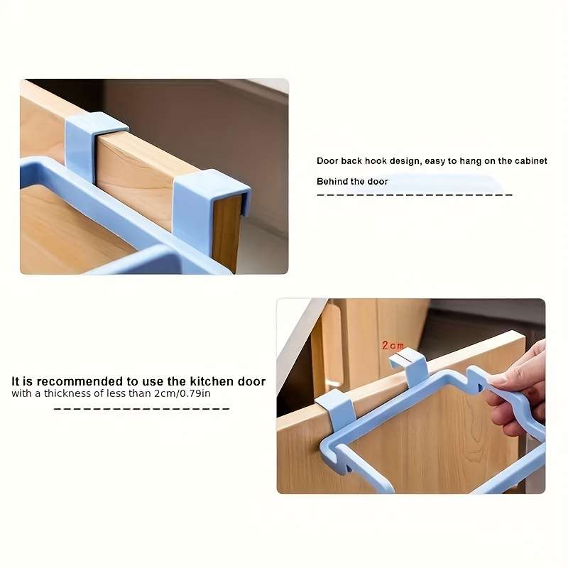 1pc Over-The-Cabinet Garbage Container