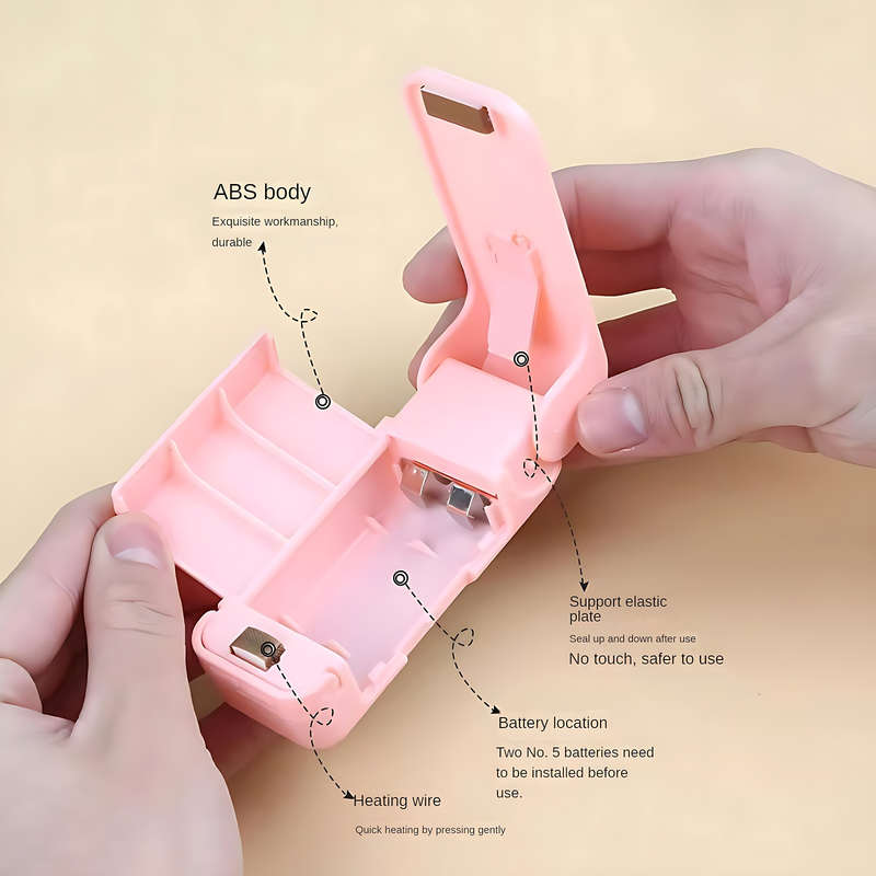 Compact Portable Snack Sealer - USB Rechargeable