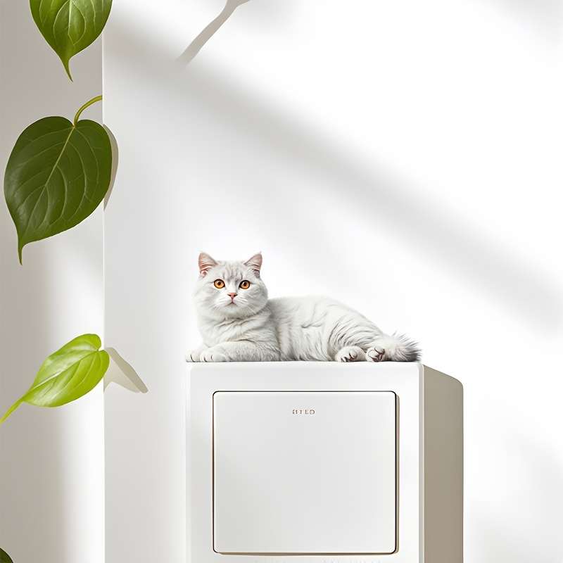 Classic Lazy Cat Light Switch Sticker