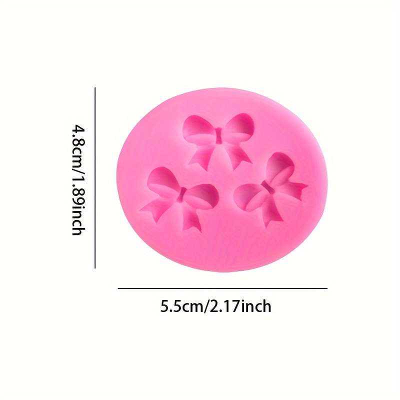 1pc Silicone Bowknot Fondant Mold
