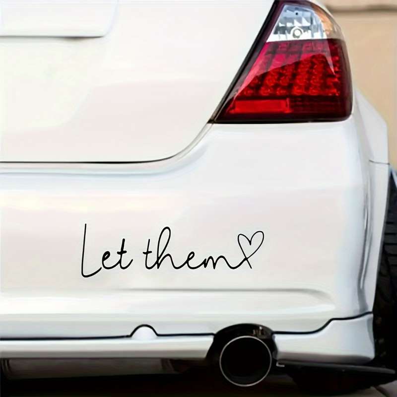 Chic Love-Themed Vinyl Stickers