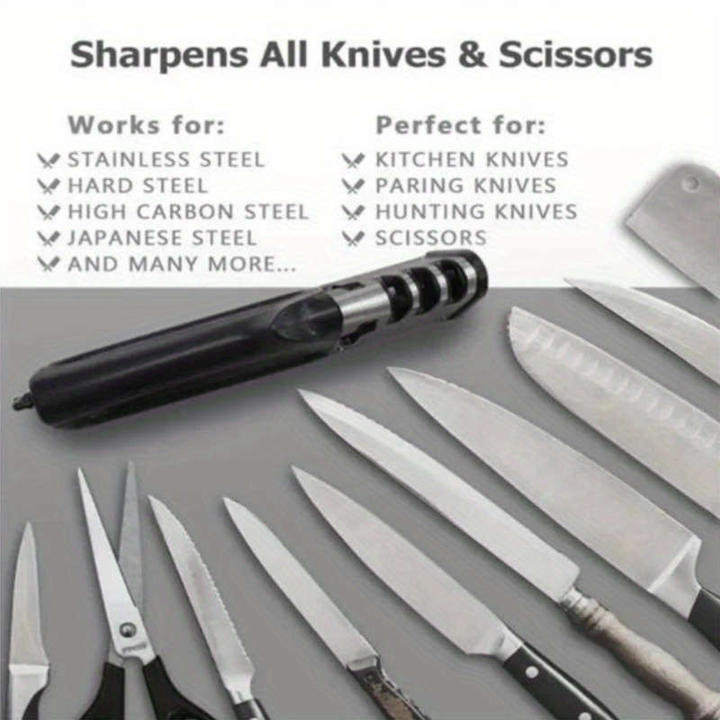4-in-1 Tungsten Steel Knife Sharpener
