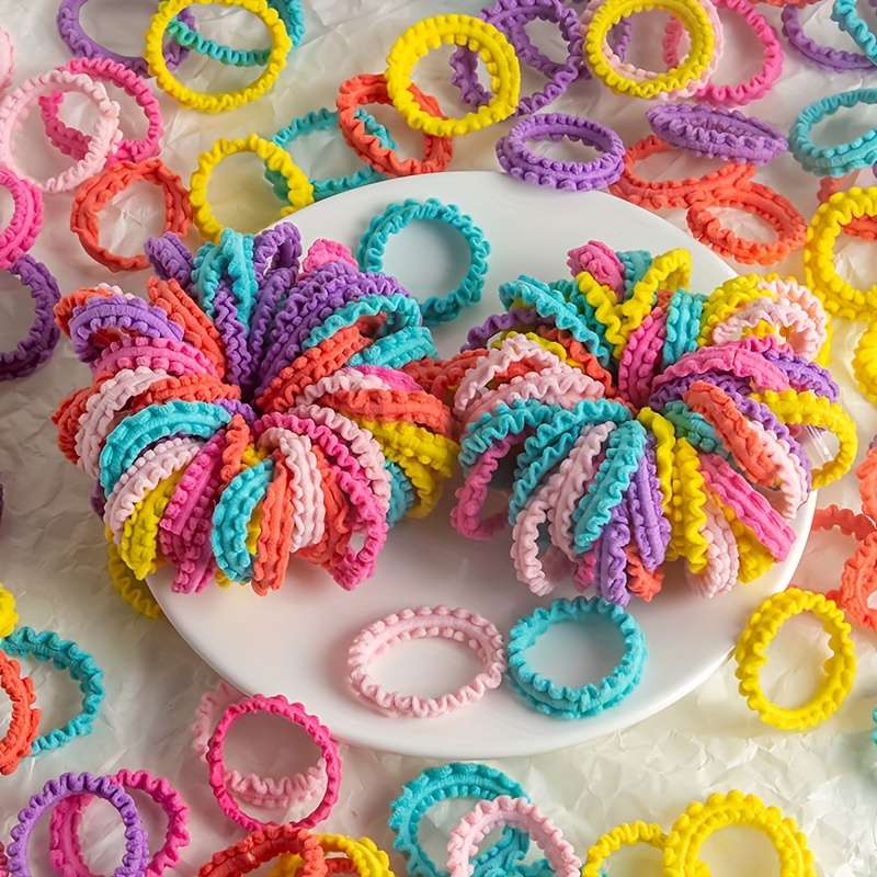 Cute Wave Pattern Hair Ties Set Cute Wave Pattern Hair Ties Set