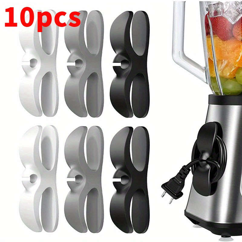 10-Pack Plastic Cord Organizer Clips