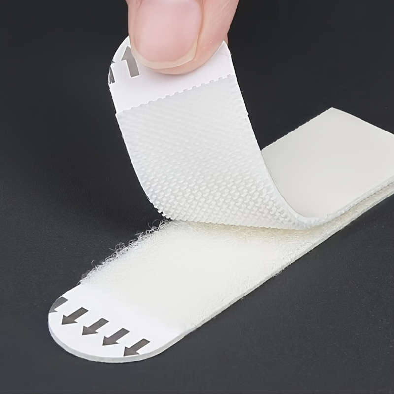 32-Pack Heavy Duty Adhesive Picture Hanging Strips with Punch Hole