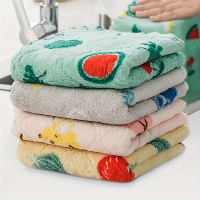 Cartoon Print Reusable Cleaning Cloths