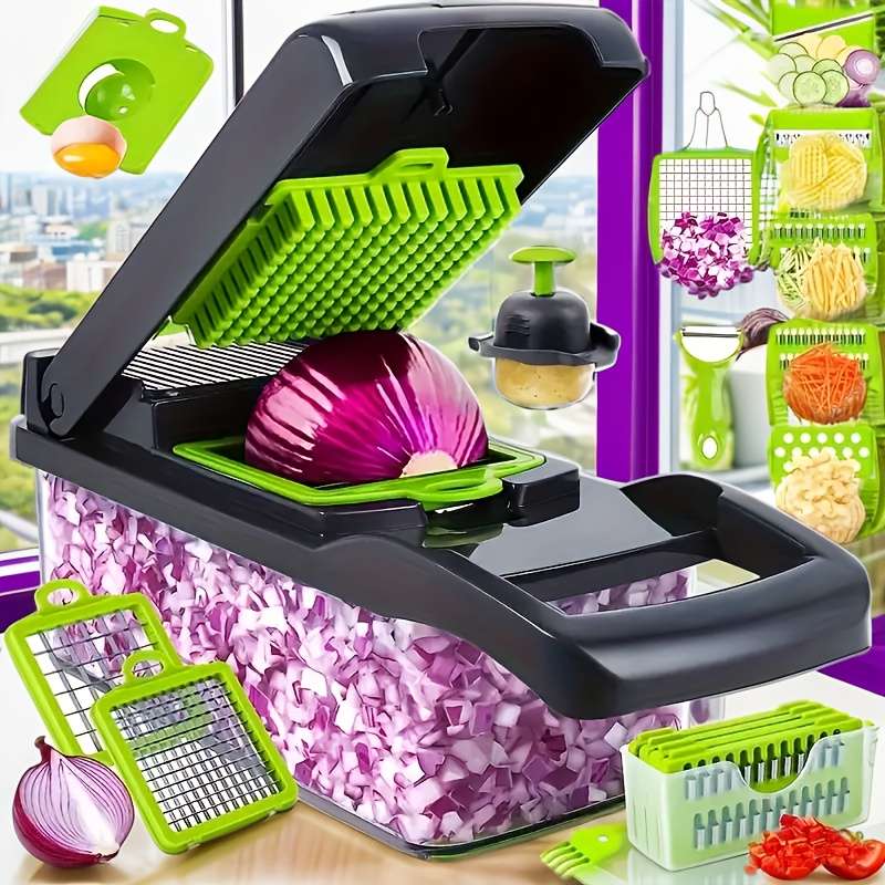 16pcs Multifunctional Vegetable Chopper Set