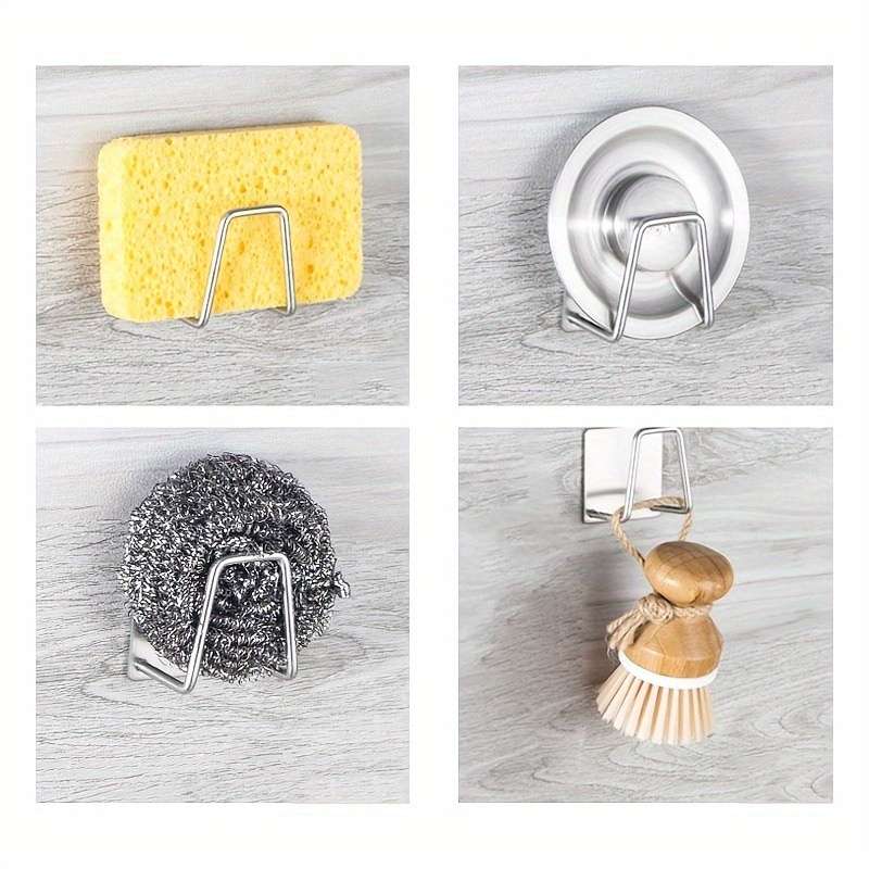 2pcs Kitchen Stainless Steel Sponge Shelf