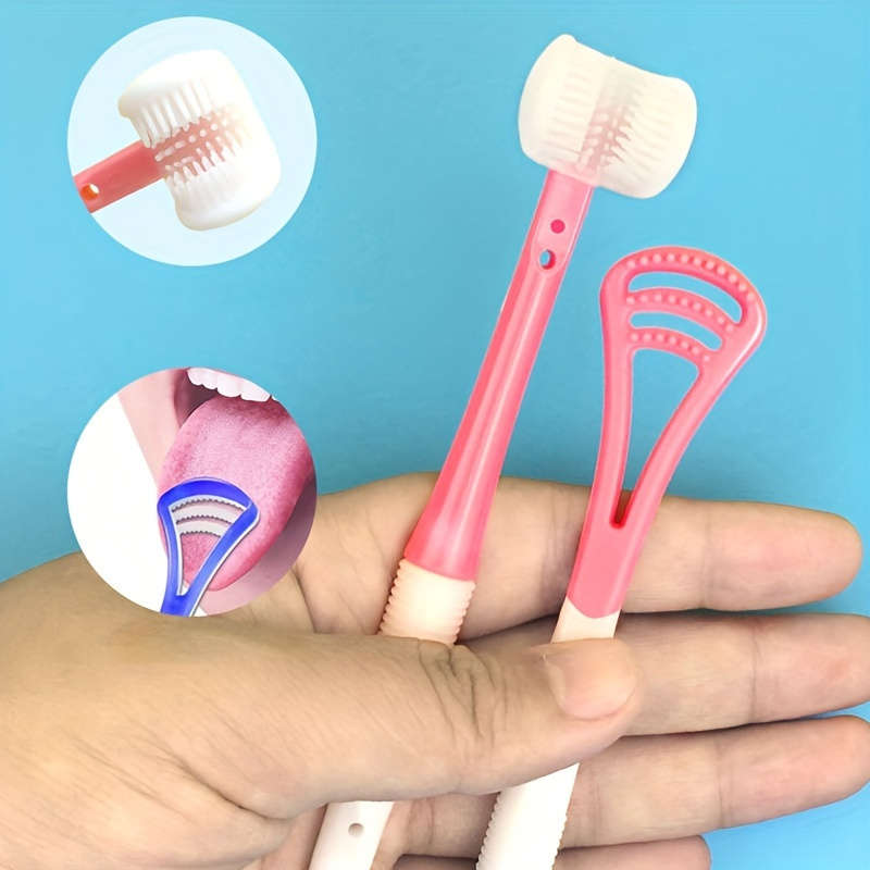 3-Sided U-Shape Silicone Toothbrush