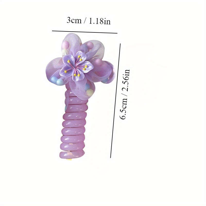 Cute Cartoon Spiral Hair Ties