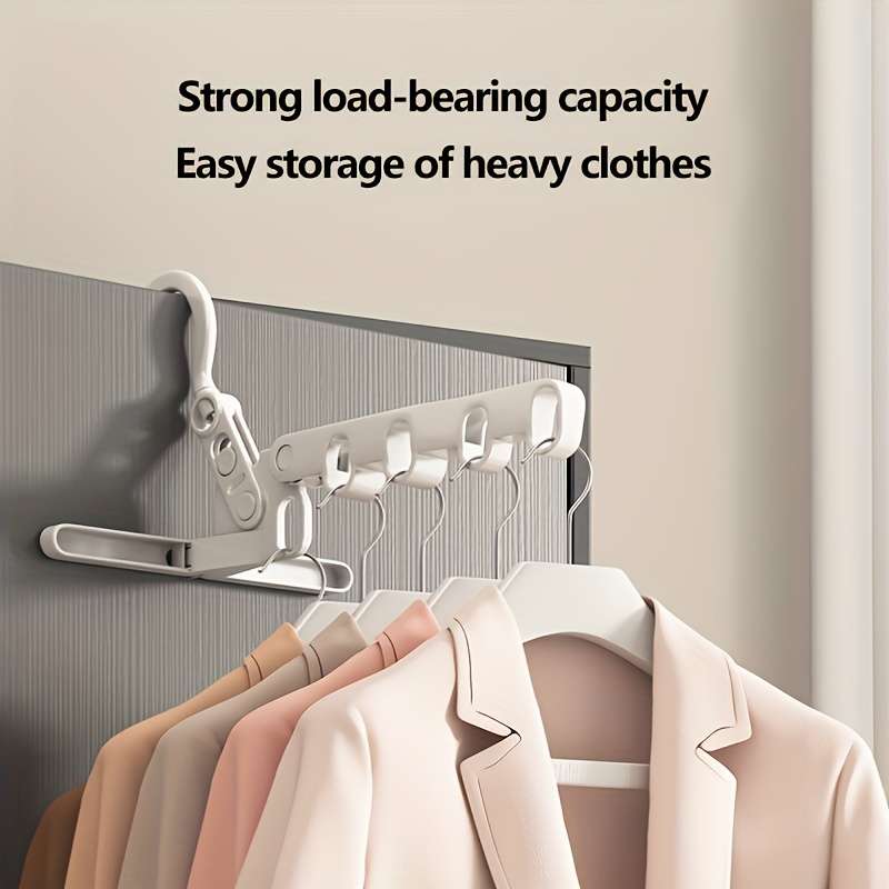 1pc Wall-Mounted Folding Drying Rack