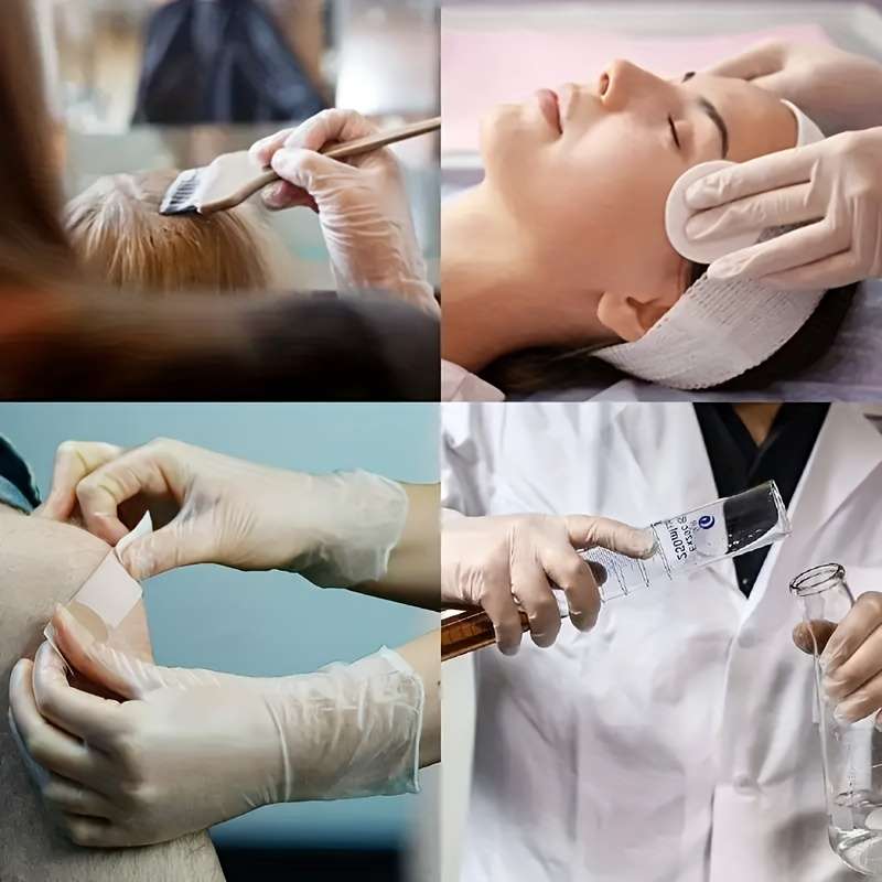 100pcs Catering Food Grade Disposable TPE Gloves