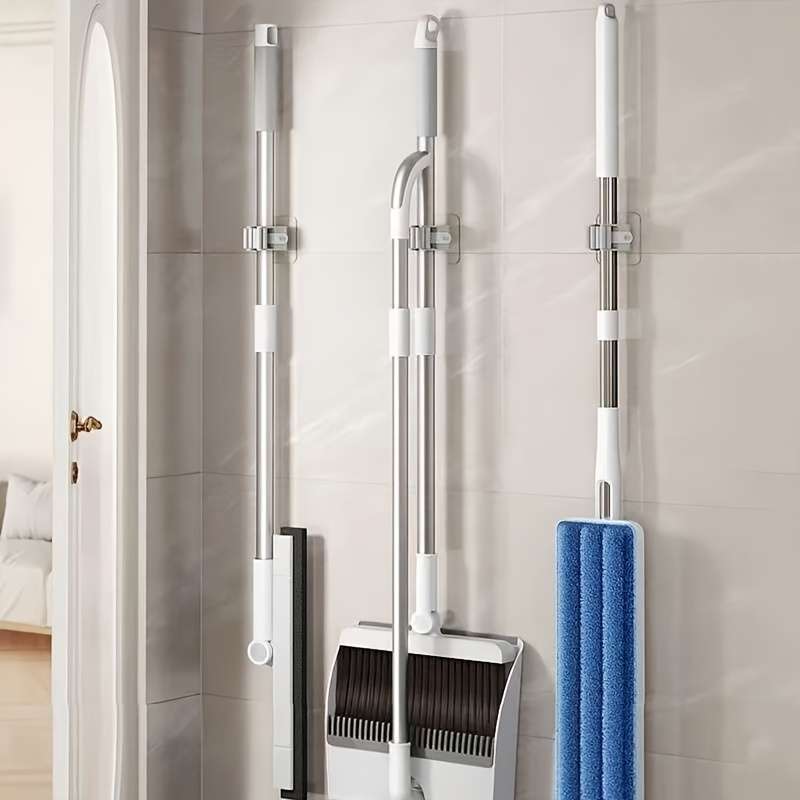 4pcs ABS Mop  Broom Holder