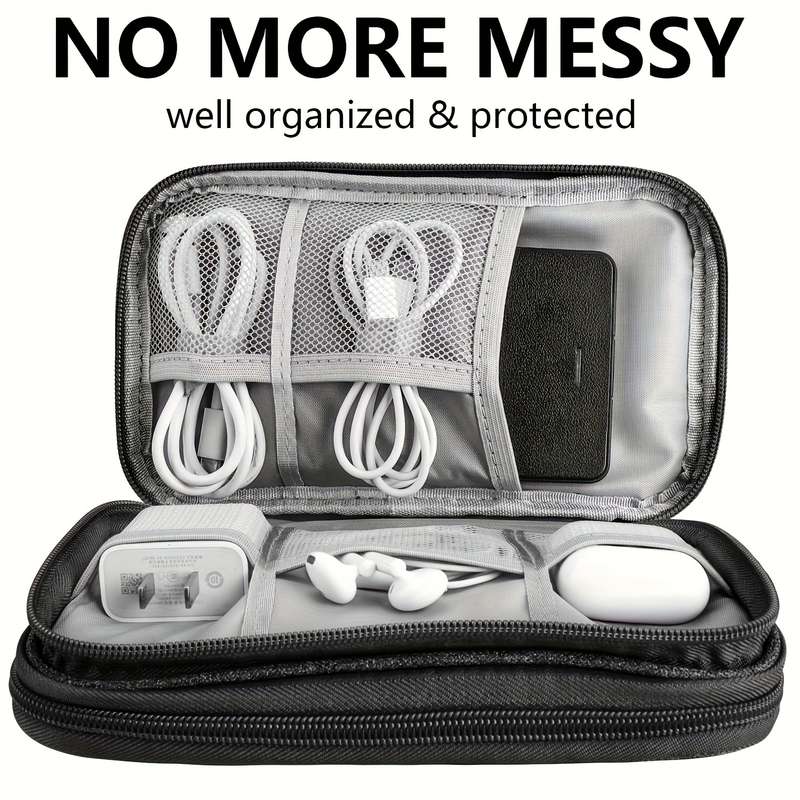 Double-Layer Travel Cable Organizer