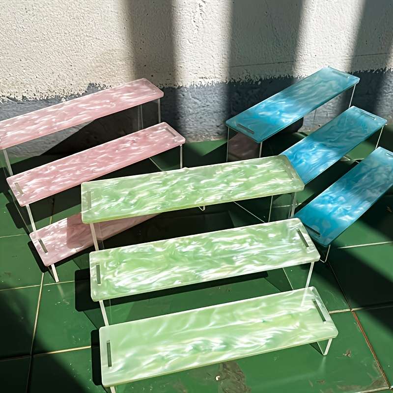 1pc JCJX 3-Tier Acrylic Display Shelf