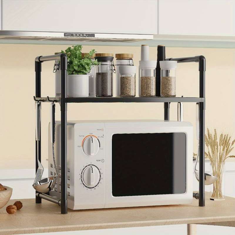 Sturdy Metal Kitchen Microwave Stand