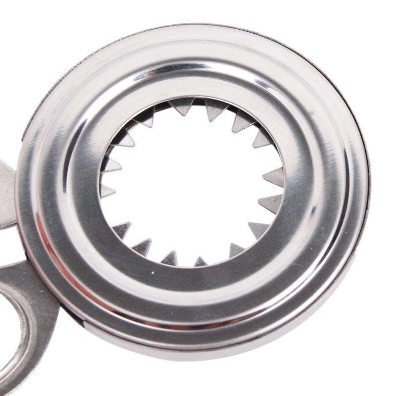 1pc Stainless Steel Boiled Egg Topper Cutter
