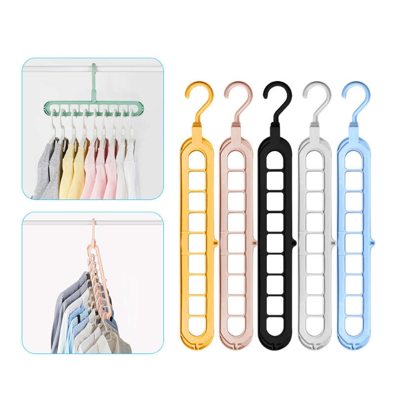 1pc Magic Pant Rack with 9 Ports