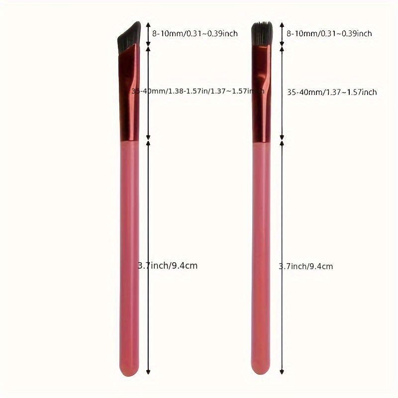 Dual-Ended Angled Eyebrow Brush