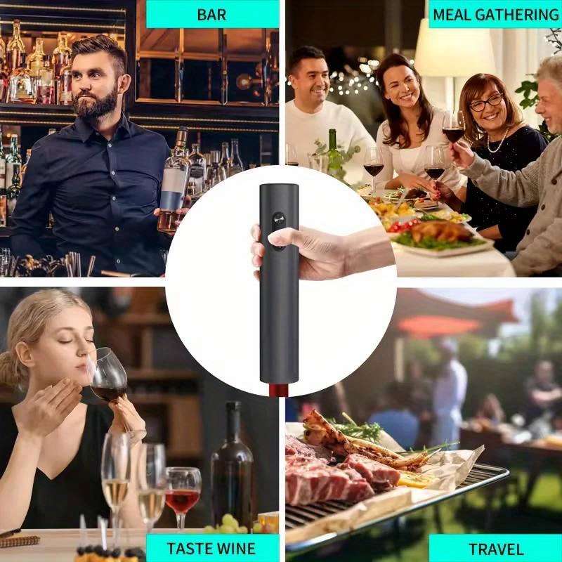 Versatile Electric Wine Opener Set