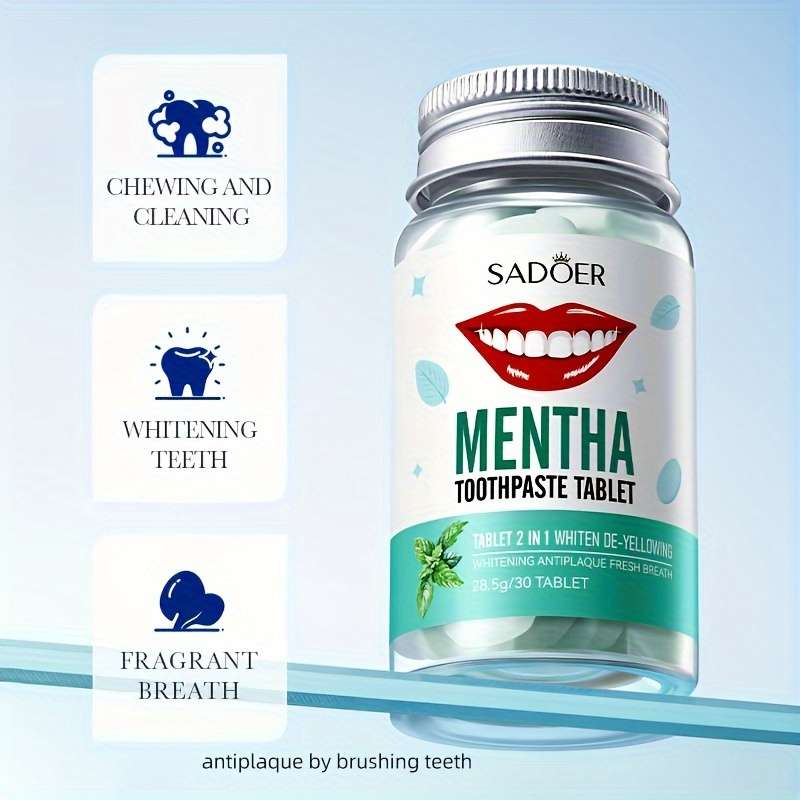 SADÖR MENTHA Toothpaste Tablets