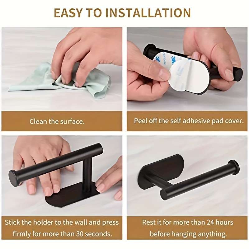Self-Adhesive Toilet Paper Holder