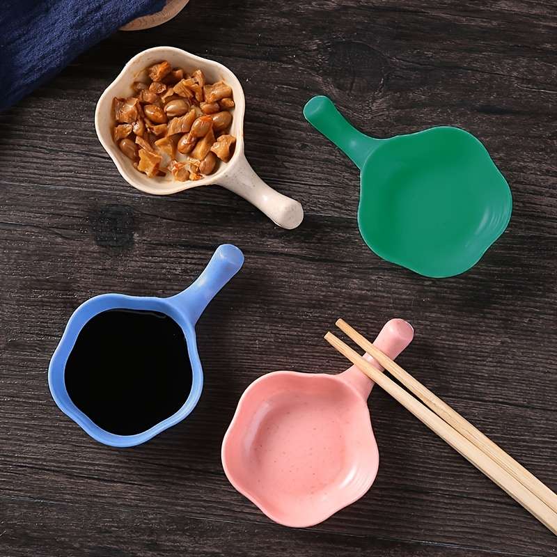 Creative Mini Condiment Dishes with Handle