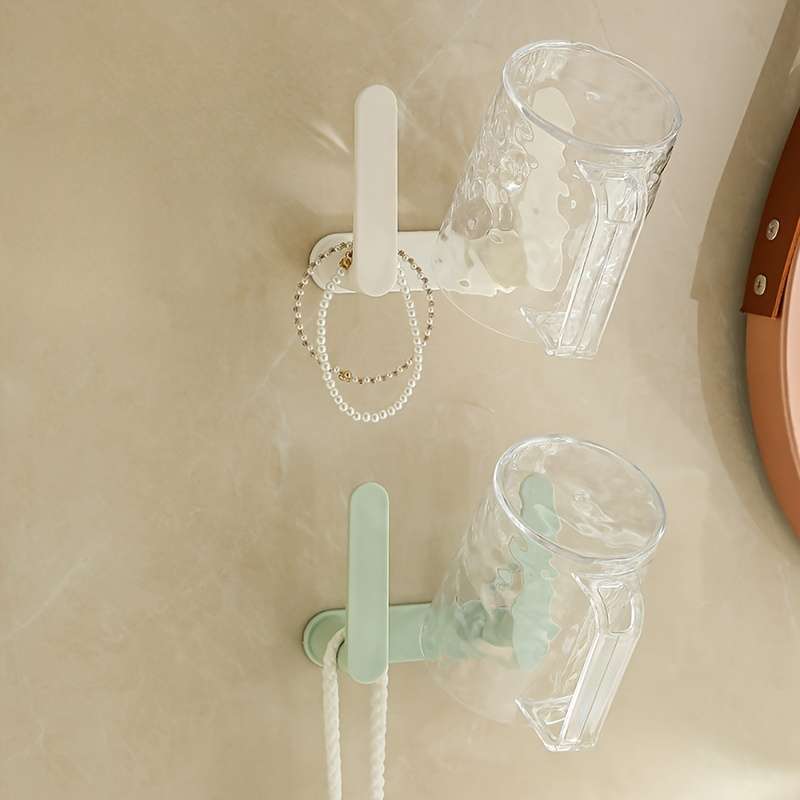 1pc  Wall Mounted Plastic Hanging Shelf