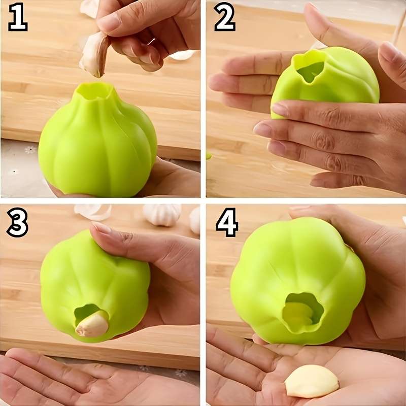 1pc Garlic Peeler Creative kitchen siliconesoft garlic peeler garlic peelersimple and convenient