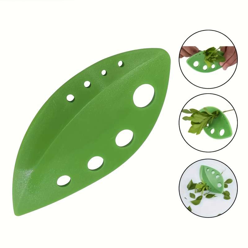 1pcLeaf StripperPlastic Kitchen Vegetable Leaf Stripper