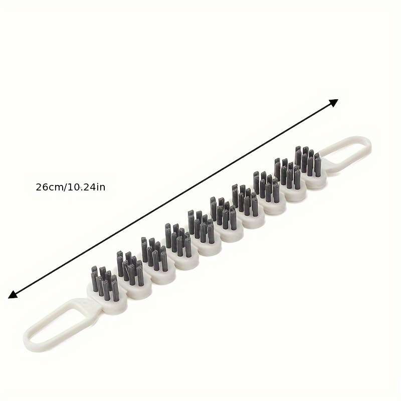 1pc Flexible Groove Cleaning Brush - Stiff Bristles