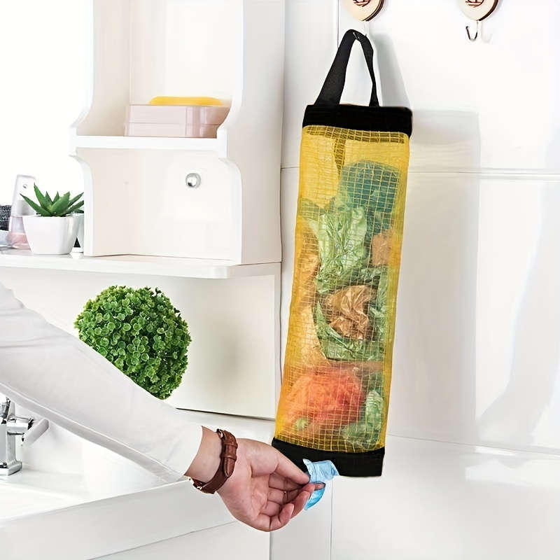 Space-Saving Wall-Mounted Kitchen Plastic Bag Dispenser